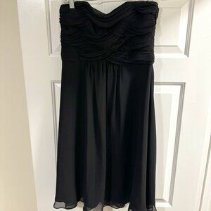 White House Black Market Size 8 Strapless Dress Cocktail